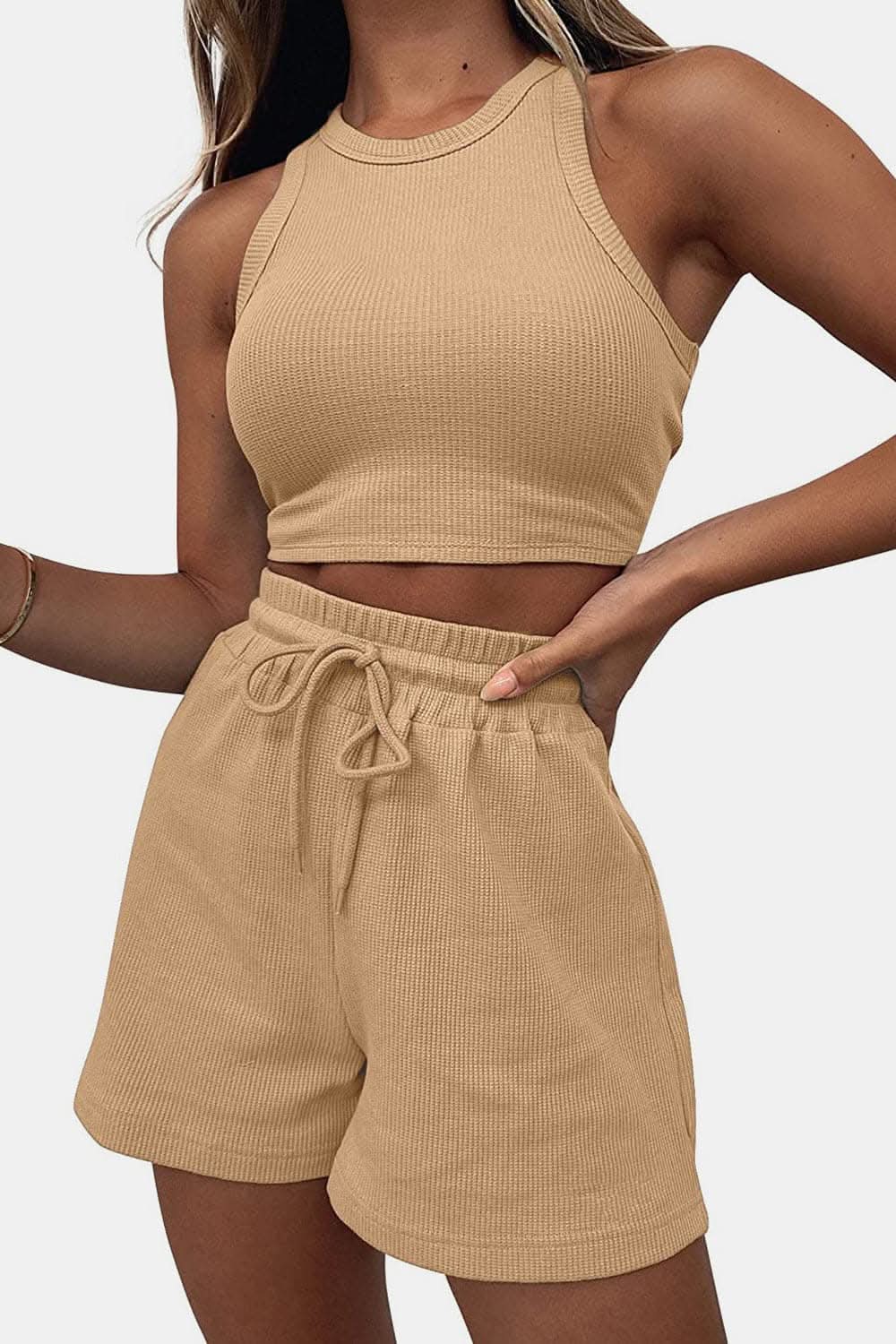 Stylish Top & Shorts Set - Love Salve